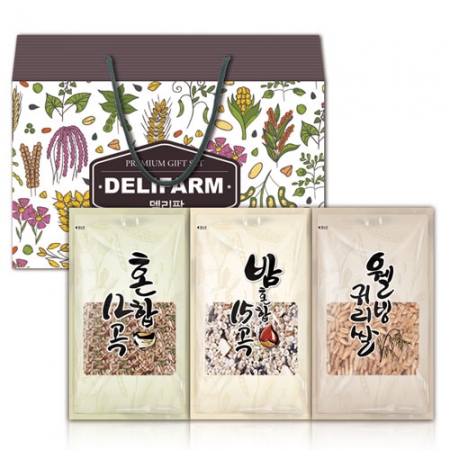 [22년추석][하루잡곡]델리팜잡곡 3호(12곡*9/밤*9/귀리*9)(면세) #4