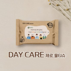 데이케어 생분해 제로물티슈15매 FSC인증원단, 녹색인증