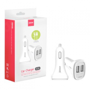 코끼리 차량용 2포트 충전기