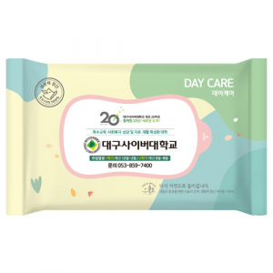 녹색인증 데이케어생분해 물티슈10매 FSC인증