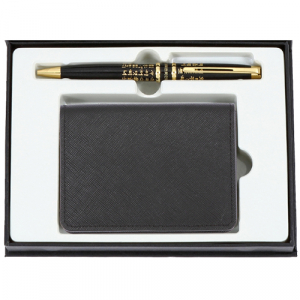 훈민정음 볼펜 사피아노 가죽 명함지갑