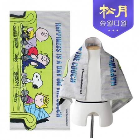 송월 스누피 카우치 50 비치타올 #2