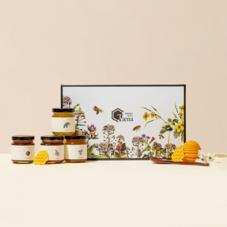 태나 천연 벌꿀 병 4종 복지 선물 직원 선물 꿀세트 #3