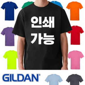 24수 라운드 반팔티셔츠 주문제작 전사 인쇄 특수 인쇄