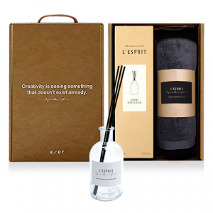 레스쁘리 고급 우유병 디퓨저 세트 W (BASIC 디퓨저 (150ml) + 프리미엄 타올)