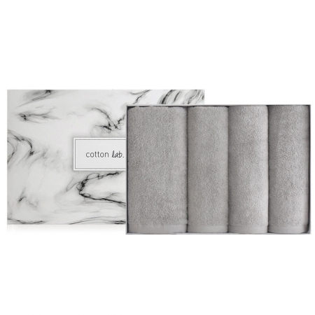 코튼랩 40수 바스타올 1매 + 30수 호텔수건 170g 3매 선물세트 #4