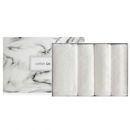 코튼랩 40수 바스타올 1매 + 30수 호텔수건 170g 3매 선물세트 #3