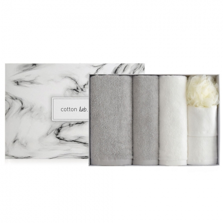 코튼랩 호텔수건 종합 선물세트(바스타올 1매 + 세면타올 2매 + 핸드타올 2매 + 샤워볼 1개) #2