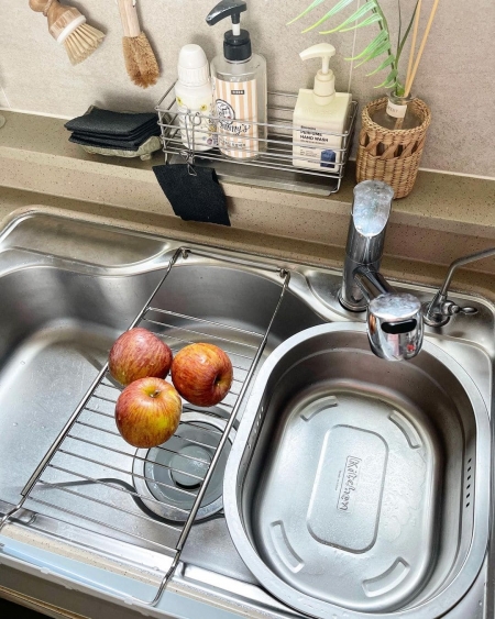 스텐 304 설거지랙 과일 채소 세척용 채반 #6