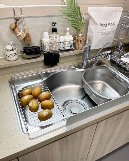 스텐 304 설거지랙 과일 채소 세척용 채반 #7