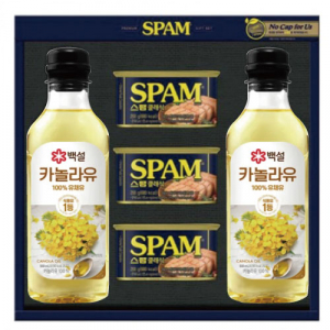 제일제당 스팸 고급유 7호, 스팸 클래식 200gx 3 + 백설 카놀라유 500mlx 2