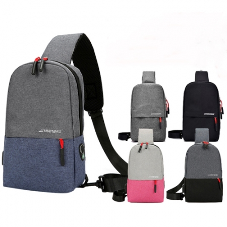 투톤 슬링백, 크로스백, 스포츠백 18X28X7cm #3