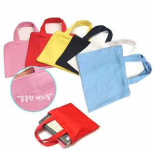 [심플에코백 소사이즈] 24cm*21cm / 개별OPP포장 / 린넨에코백