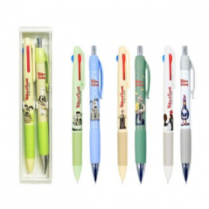 월레스와그로밋 INC 3색 볼펜·샤프 세트 (2p)