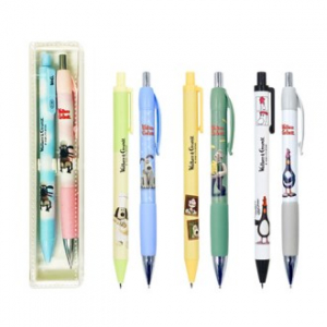 [월레스와 그로밋] 심플 볼펜·샤프 세트 ( 2p)