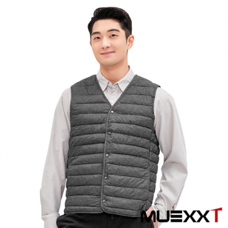 MUL90W V넥 라이트 패딩조끼 #3