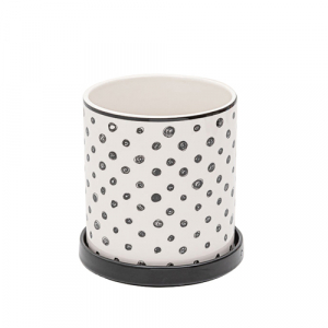 영국R 심플 수저통 대형 2p 도트