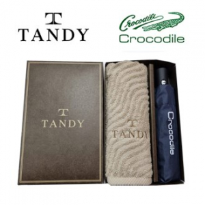 탠디 뉴웨이브 매직 타올 + 크로커다일 솔리드 3단 전자동 우산세트 9번 베이직