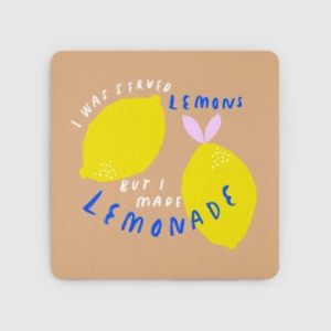 펠트 컵받침 사각 라운드형 95x95mm, 풀컬러 인쇄 미끄럼방지