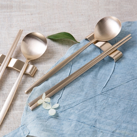 수타미 방짜유기 달 어른 수저세트 3P #3