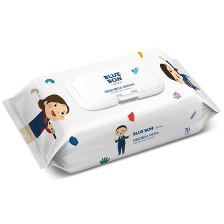 블루본 데일리 물티슈 아이쏙쏙 캡형 70매X10팩 #2