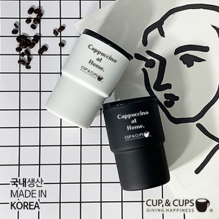 [국내생산]컵앤컵스카푸치노칼라텀블러(뚜껑포함) #2