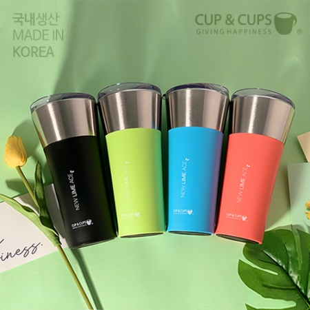 [국내생산] 슬림한 뉴라임에이스칼라스텐텀블러 #2