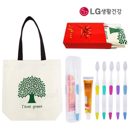 선물세트_에코백_LG칫솔+페리오/칫솔치약세트 #2