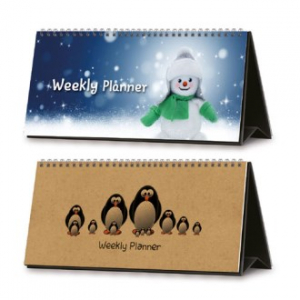 탁상 주간 플래너 (세움형 / 230x100mm) [주문제작]