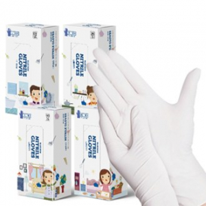 블루본 아이노우 니트릴 장갑 화이트 100매입
