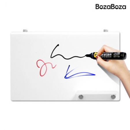 모니터 / 파티션 거치식 화이트보드 다용도 멀티 보드 중형 (500*300mm) #3