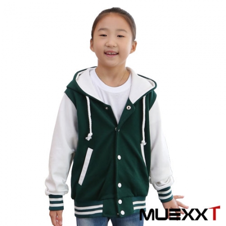 MU0627-1 특양면 베이스볼 후드 아동용 #3