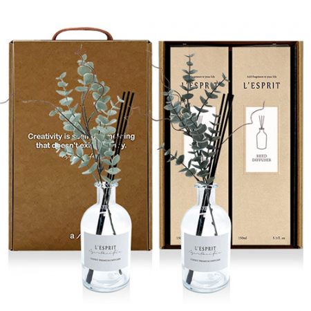 레스쁘리 고급 우유병 디퓨저 세트 II, 네츄럴 유칼립 디퓨저 150ml x2ea #2