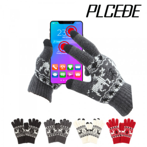 플씨드 스마트 터치 사슴 장갑