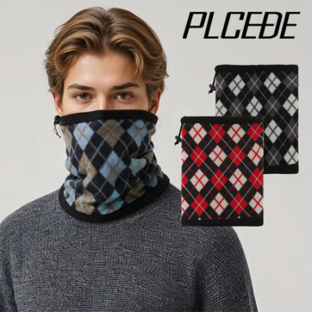 플씨드 심플 2겹 체크 넥워머 #2