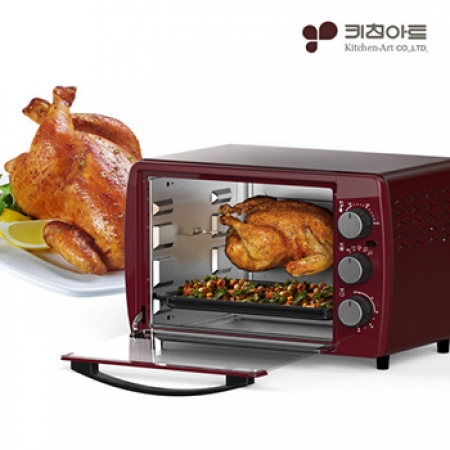 키친아트  라팔 바비큐 오븐 18L (버건디레드) #2