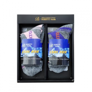 로베르토 기능성 중목 등산 양말 (여) 2족 세트