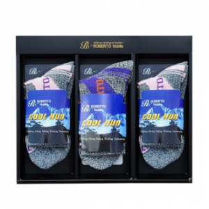 로베르토 기능성 중목 등산 양말 (여) 3족 세트