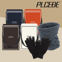 플씨드 벨보아 넥워머 + 스마트 터치 무지 장갑 세트