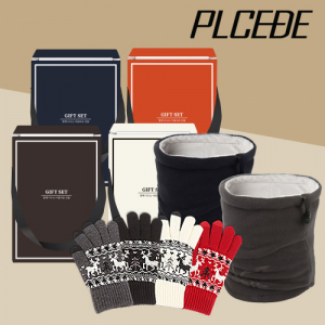 플씨드 스마트터치 사슴장갑 한쌍 + 프리미엄 넥워머 세트