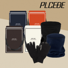 플씨드 무지 니트 터치 장갑 + 폴라폴리스 넥워머 세트