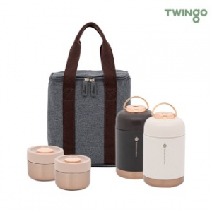 트윙고 뉴트윙클 죽통 보온도시락 1540ml 4종세트