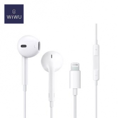 WiWU 라이트닝 8핀 유선 이어폰 earbuds 302