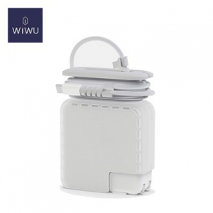 WiWU 맥북 에어, 프로 충전 어댑터 보호 케이스 (30W / 87W)