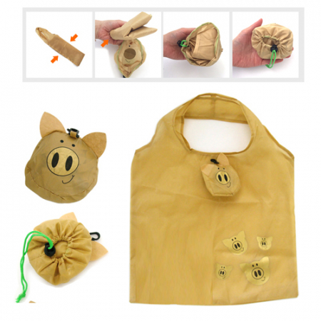 [황금 돼지 장바구니] 장바구니 / 시장 바구니 / 인쇄 가능 37*50cm #3