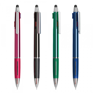 인텐스 니들3색 터치 UV 볼펜 0.7mm