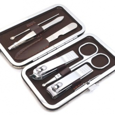 담아 손톱깎이 베이지패턴 코털가위