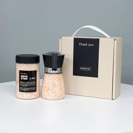 히말라야 핑크소금 210g + 리필 350g 그라인더 2P #3