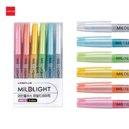 마일드 라이트 마일드 핫 형광펜 (6색 세트) #2