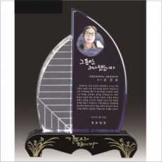 금문양 크리스탈 상패 2